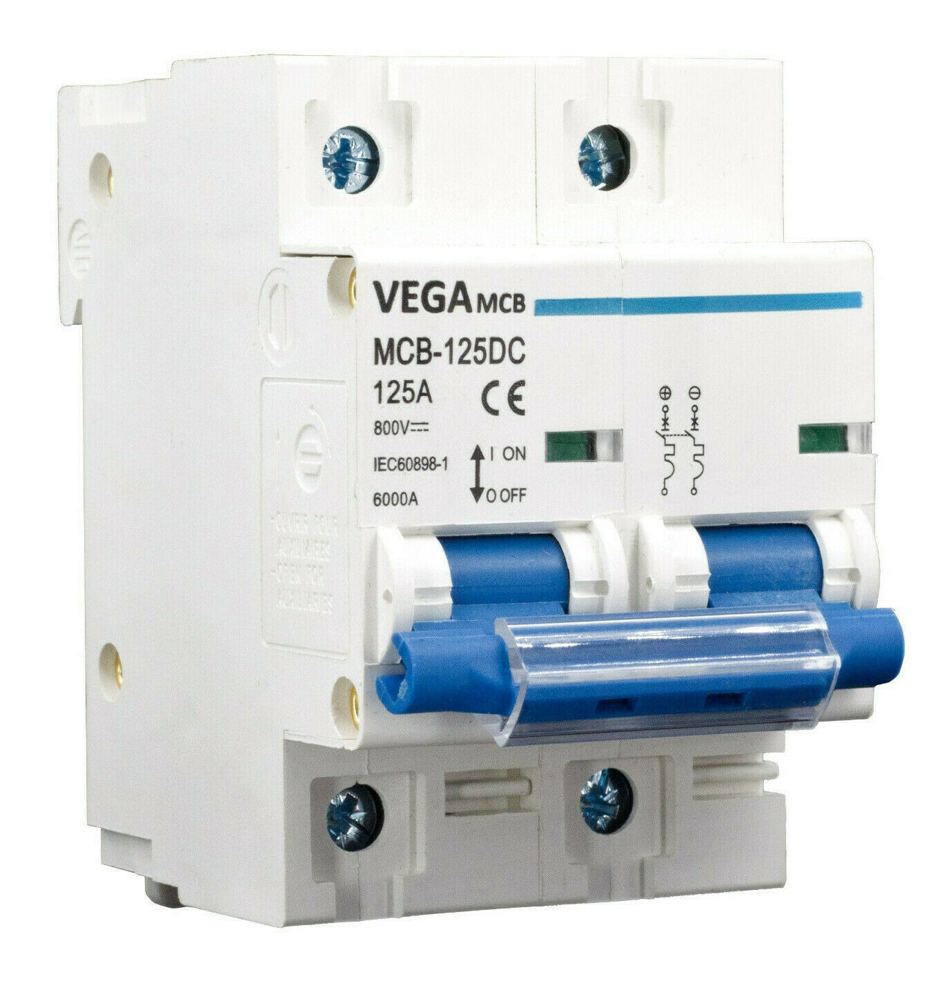 Leitungsschutzschalter VEGA MCB 125 - 800V 2P 125A